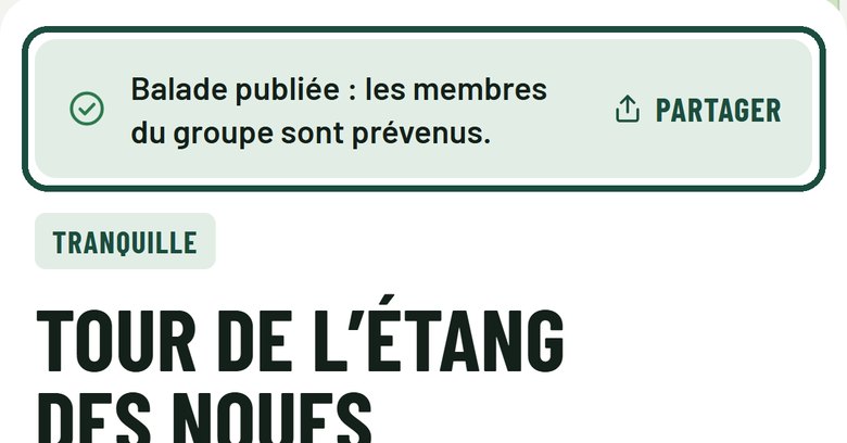 Étape 4 : Publie la balade
