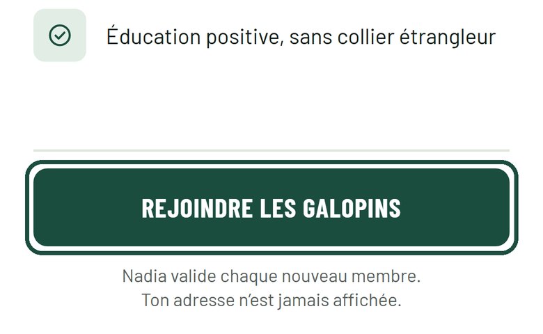 Étape 3 : Rejoins le groupe